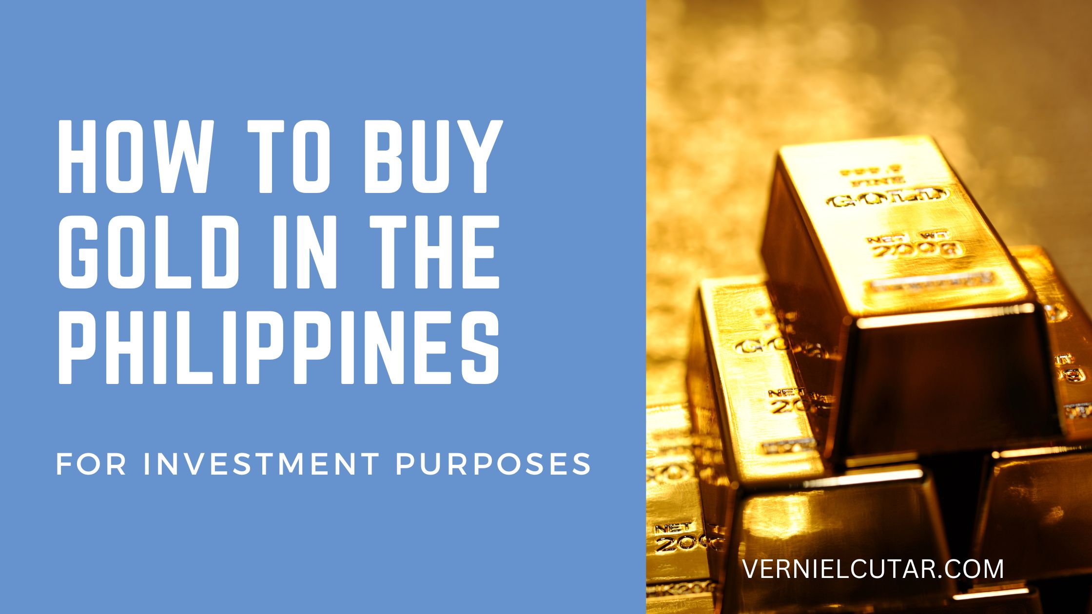 Where To Buy Gold In The Philippines - Verniel Cutar